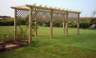 Example of a customer specified pergola